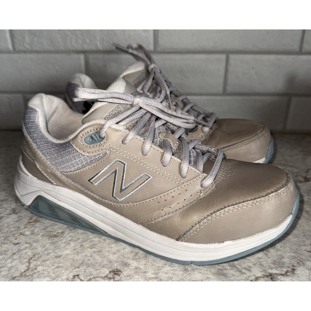 New Balance Women's 928 V3 Walking Shoes Tan LGray WW928GR3 Size 8 Comfort